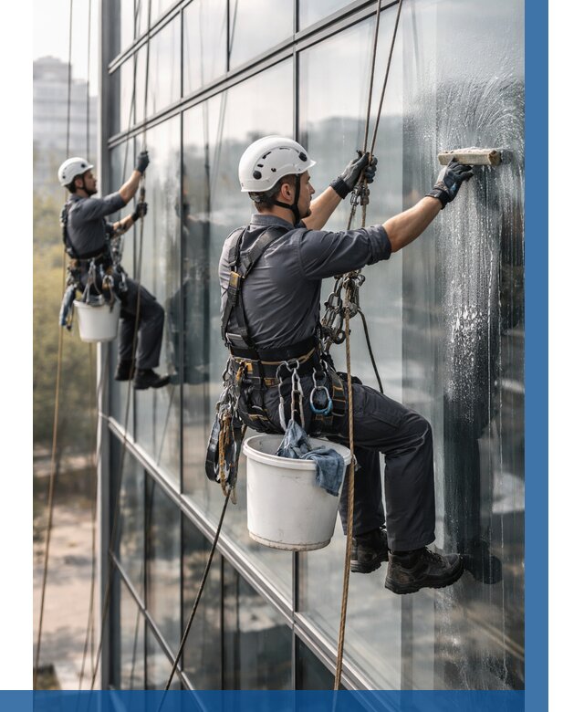 Мойка сплошного остекления в Кинели, заказать от 306 р.| ВЫСОТНИК-Кнл