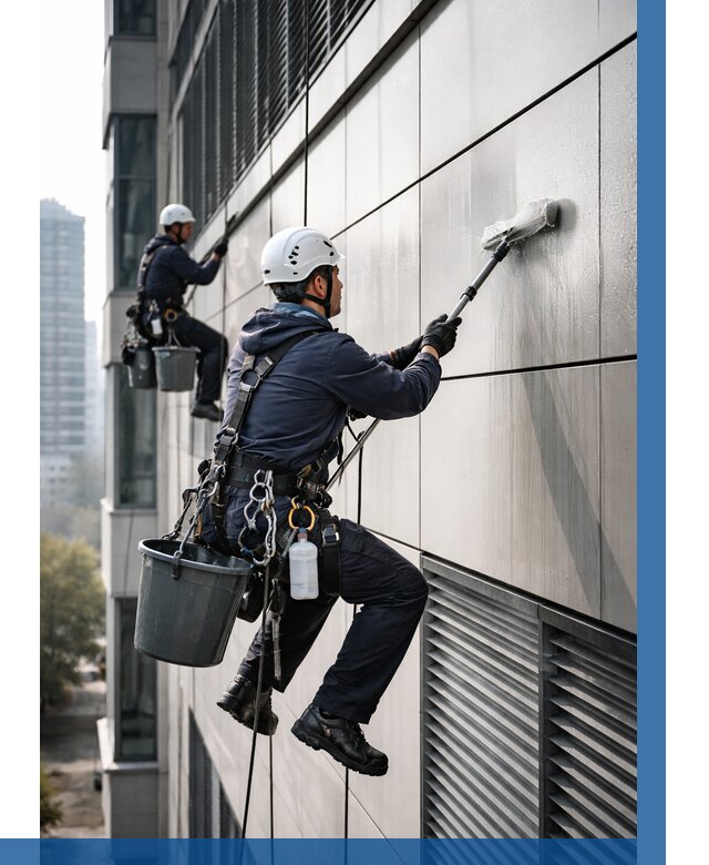 Мойка вентилируемого фасада в Кинели от 255 р. | ВЫСОТНИК-Кнл