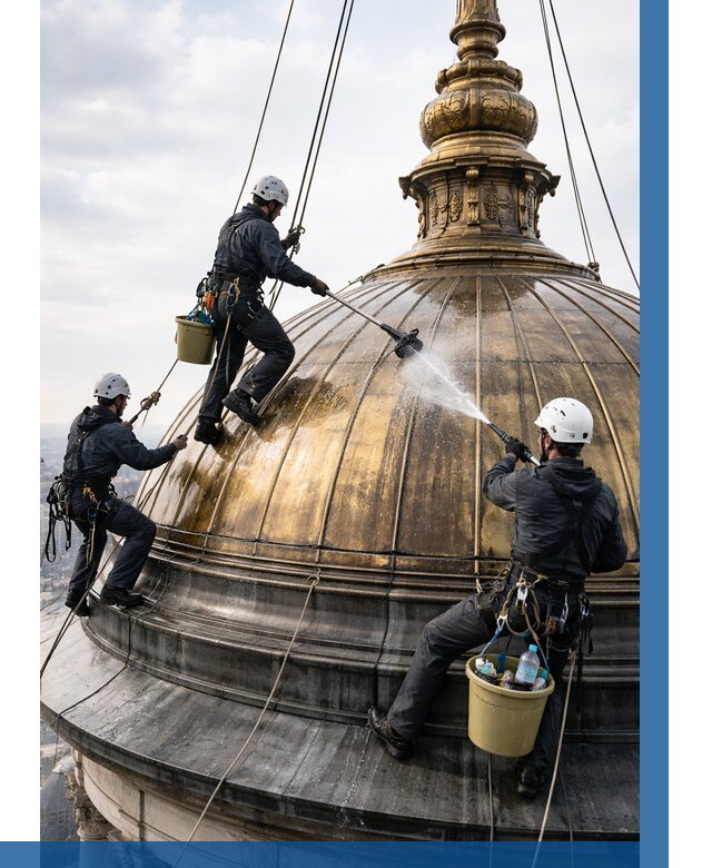 Мойка куполов и шпилей в Кинели от 8150 р. - заказать | ВЫСОТНИК-Кнл