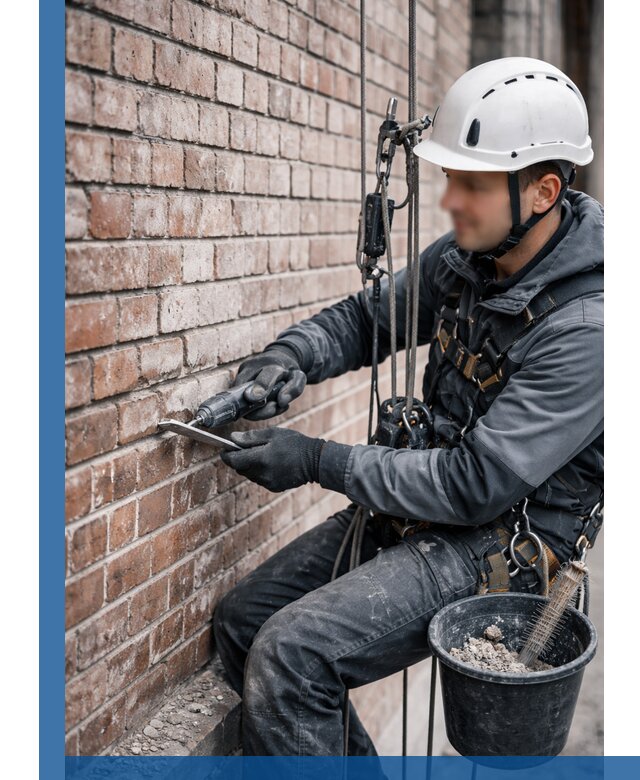 Расшивка кирпичных швов фасадов и стен, ремонт в Кинели