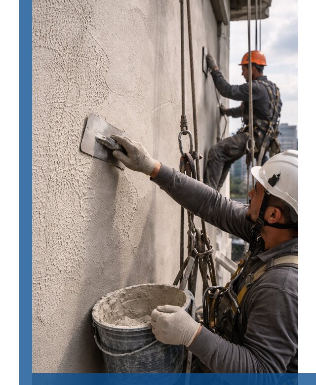 Декоративная штукатурка фасада с утеплением и защитой в Кинели