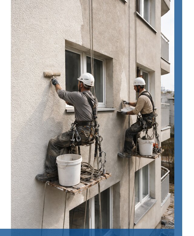 Нанесение короеда на фасад в Кинели от 458 р. | ВЫСОТНИК-Кнл