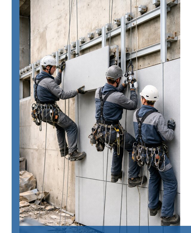 Монтаж вентилируемого фасада в Кинели под ключ с гарантией качества