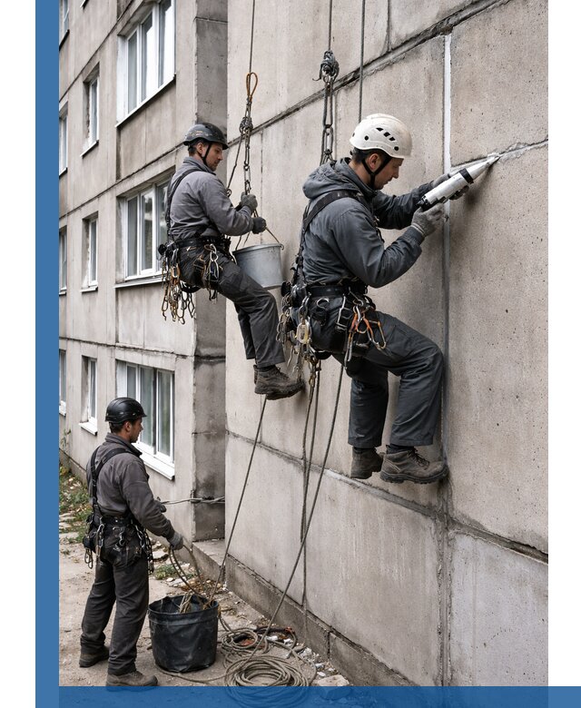 Герметизация межпанельных швов в Кинели с гарантией герметичности