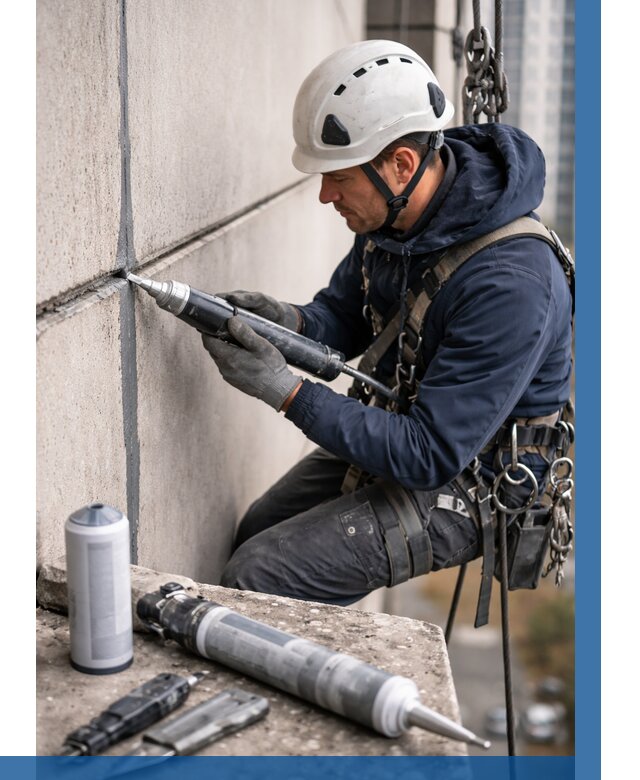 Вторичная герметизация швов в Кинели от 458 р. | ВЫСОТНИК-Кнл