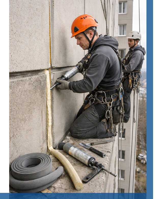 Теплый шов межпанельные швы в Кинели от 713 р. | ВЫСОТНИК-Кнл