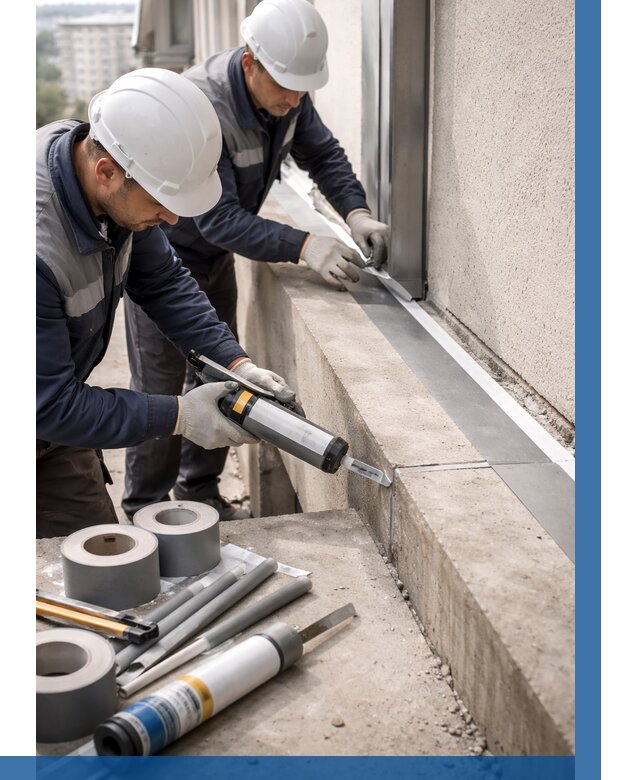 Герметизация примыкания балкона в Кинели от 4585 р. | ВЫСОТНИК-Кнл