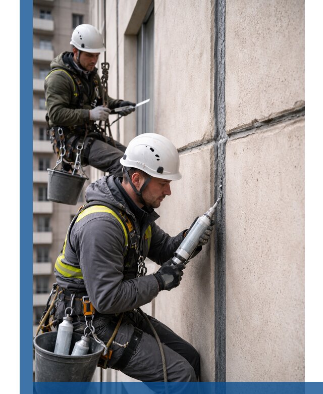 Герметизация деформационных швов фасада в Кинели качественно