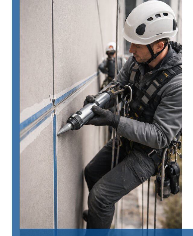 Герметизация стыков фасадных панелей в Кинели качественно и быстро