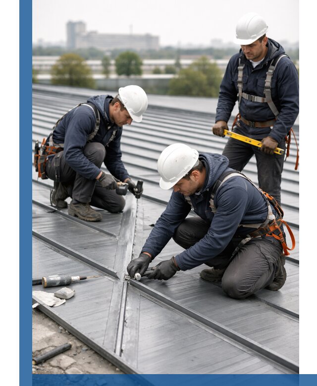 Ремонт фальцевой кровли в Кинели срочно и качественно