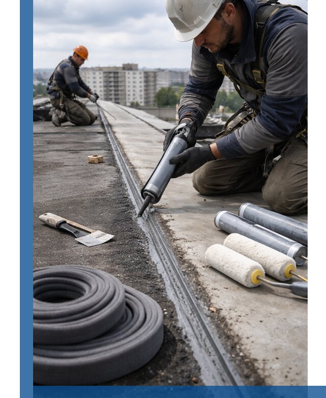 Герметизация швов кровли в Кинели с гарантией герметичности