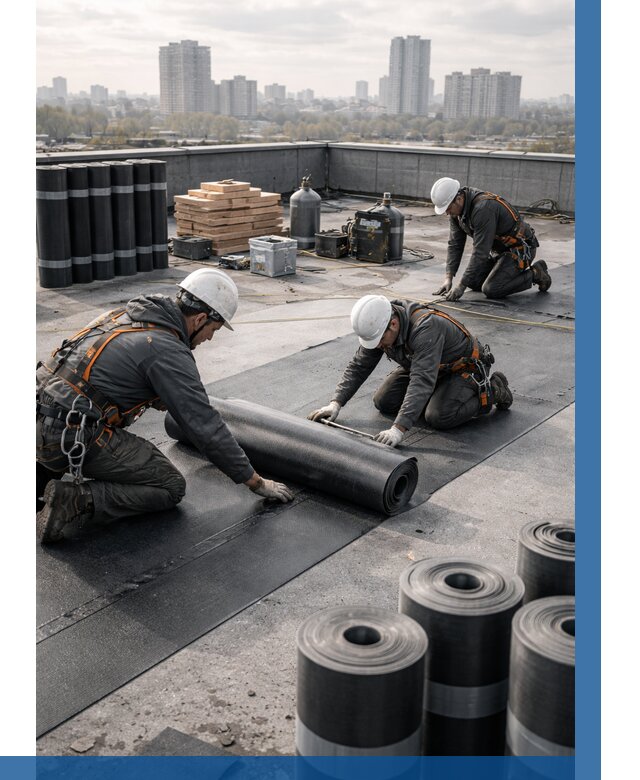 Монтаж мягкой кровли под ключ в Кинели от 458 р. | ВЫСОТНИК-Кнл