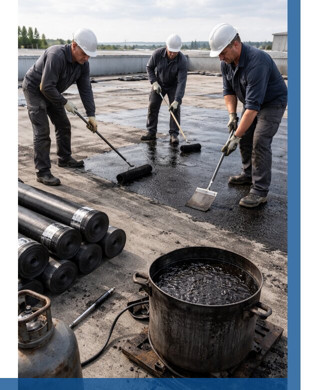 Гидроизоляция кровли мастикой в Кинели от 611 р. | ВЫСОТНИК-Кнл