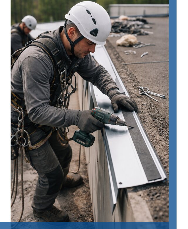 Монтаж капельника на кровле в Кинели от 306 р. | ВЫСОТНИК-Кнл