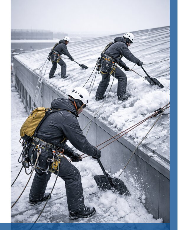 Очистка навесов от снега в Кинели от 4585 р. | ВЫСОТНИК-Кнл