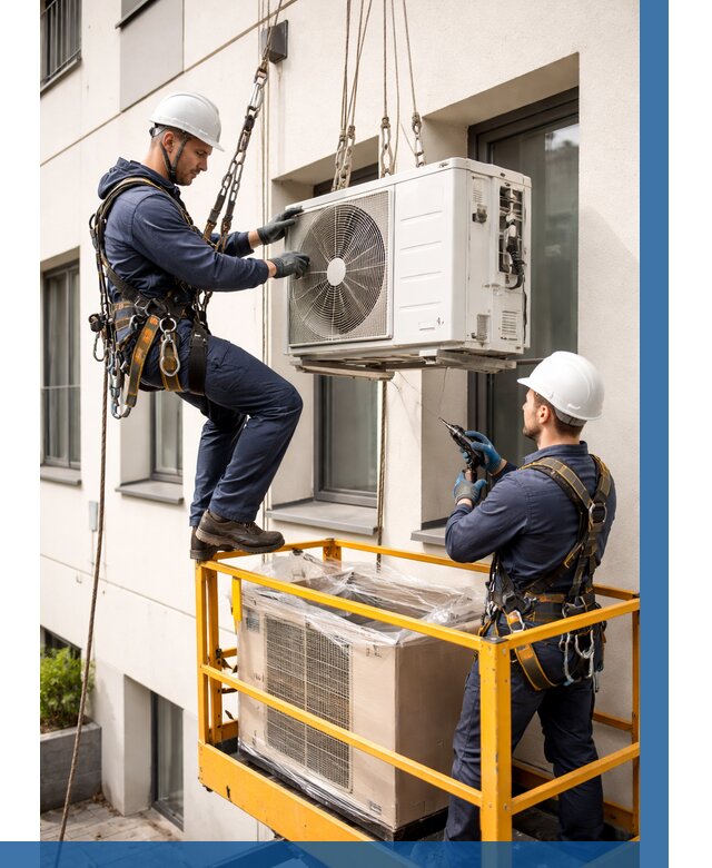 Демонтаж внешнего блока кондиционера в Кинели от 3566 р. | ВЫСОТНИК-Кнл