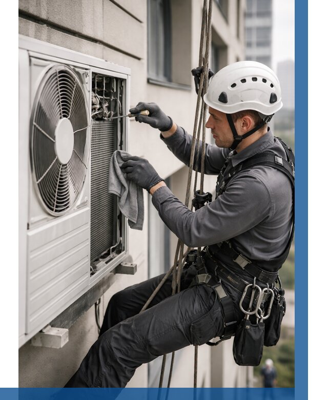 Обслуживание внешнего блока кондиционера в Кинели от 2751 р.ВЫСОТНИК-Кнл