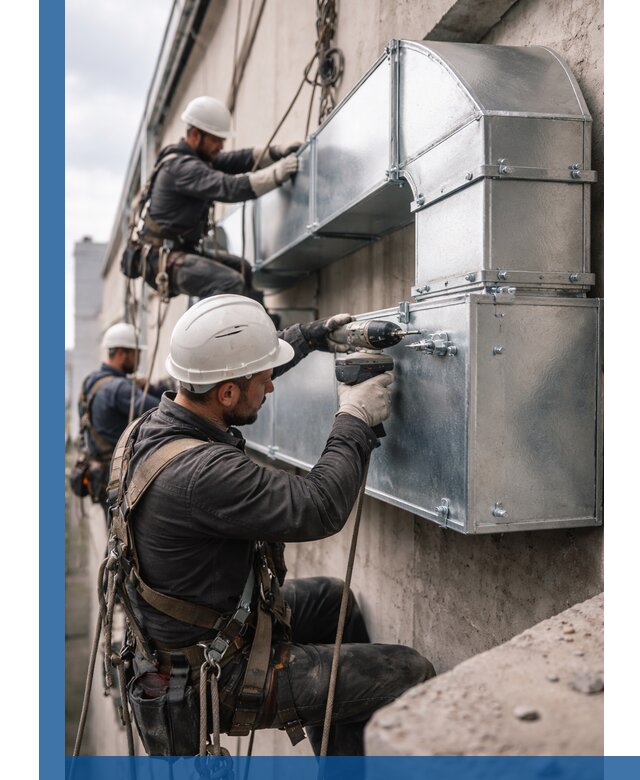 Профессиональный монтаж вентиляционных коробов в Кинели под ключ