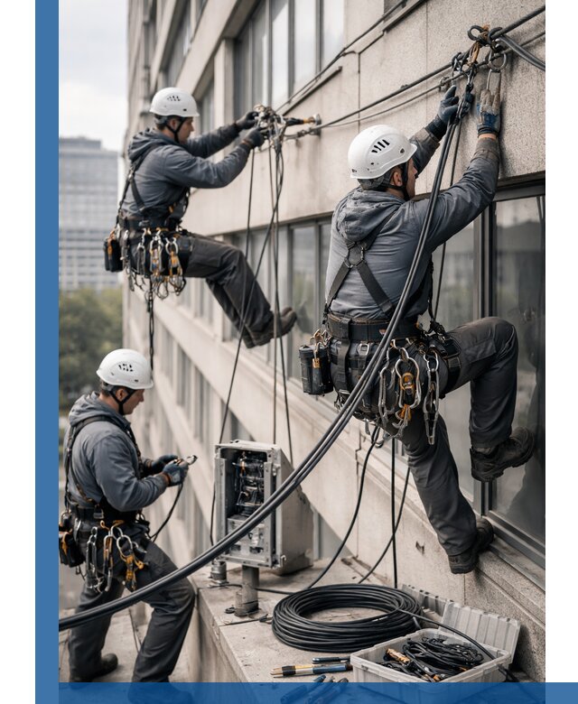 Прокладка оптоволоконного кабеля в Кинели под ключ с тестированием