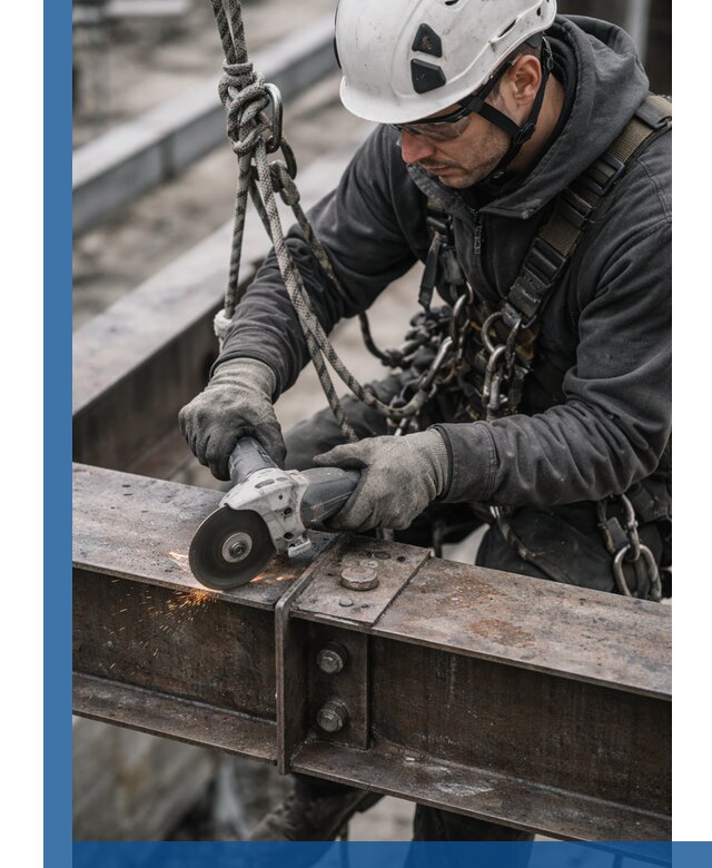 Резка металла на высоте в Кинели для зданий и конструкций