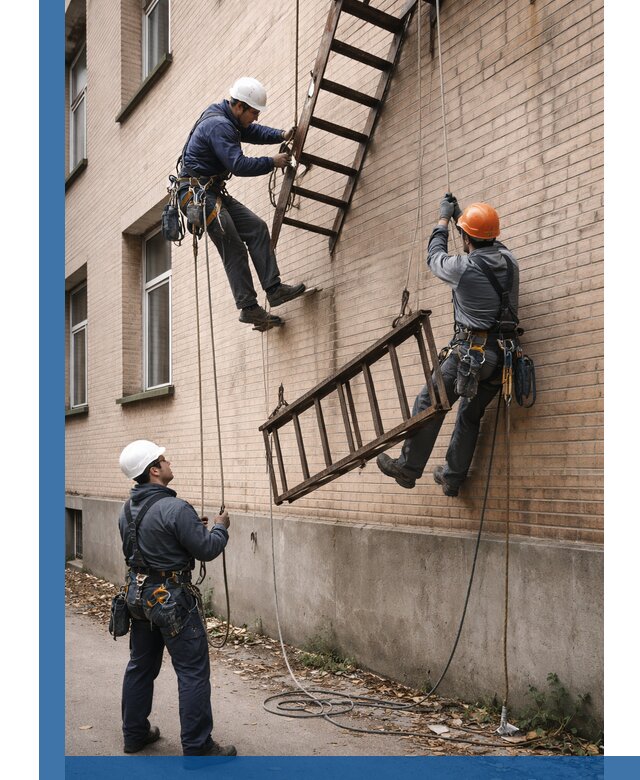 Демонтаж пожарной лестницы в Кинели быстро и безопасно