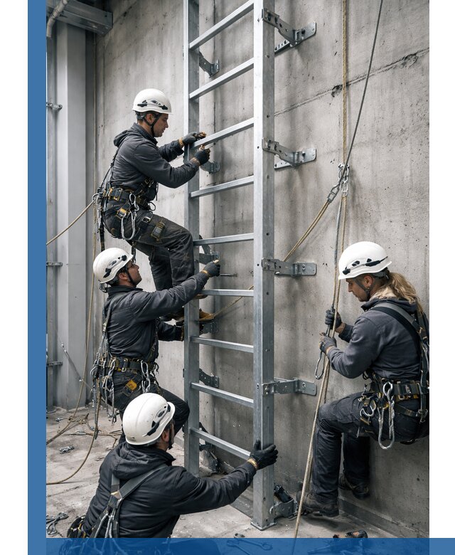 Монтаж металлических лестниц в Кинели под ключ со гарантией