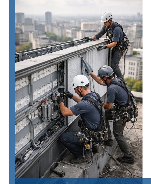 Профессиональное обслуживание крышной рекламы в Кинели под ключ