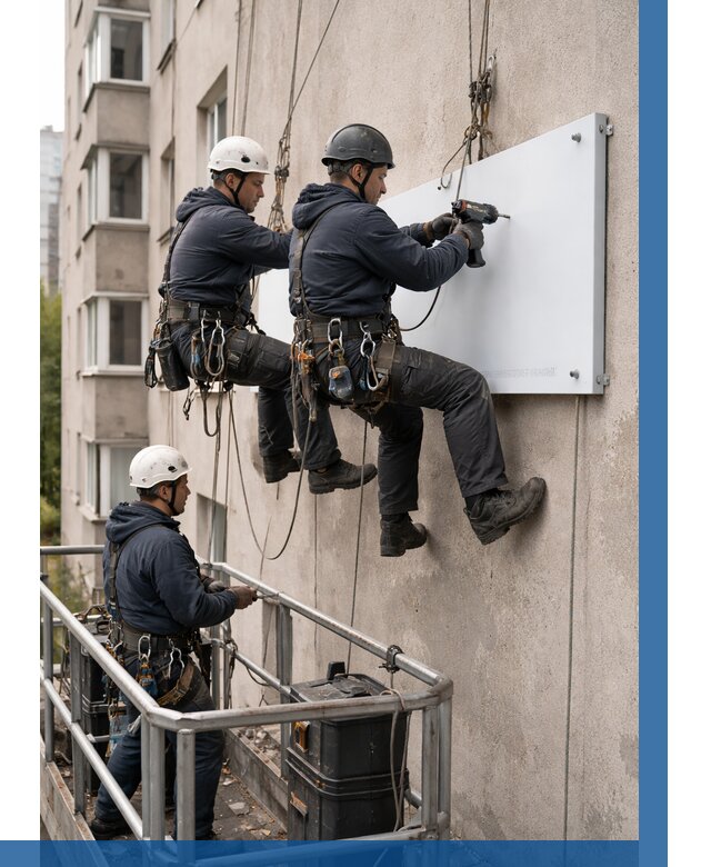 Монтаж табличек и указателей в Кинели от 3566 р. | ВЫСОТНИК-Кнл