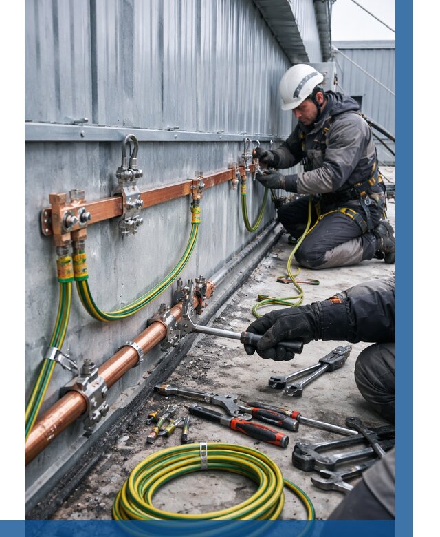 Монтаж заземления здания в Кинели от 25470 р. | ВЫСОТНИК-Кнл