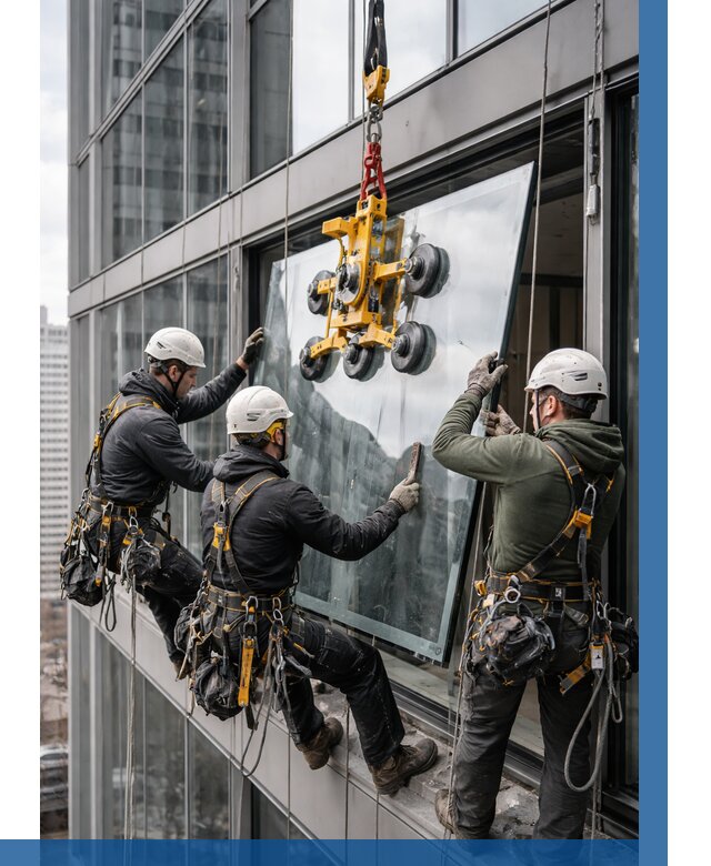 Фасадное остекление зданий под ключ в Кинели от 10188 р. | ВЫСОТНИК-Кнл