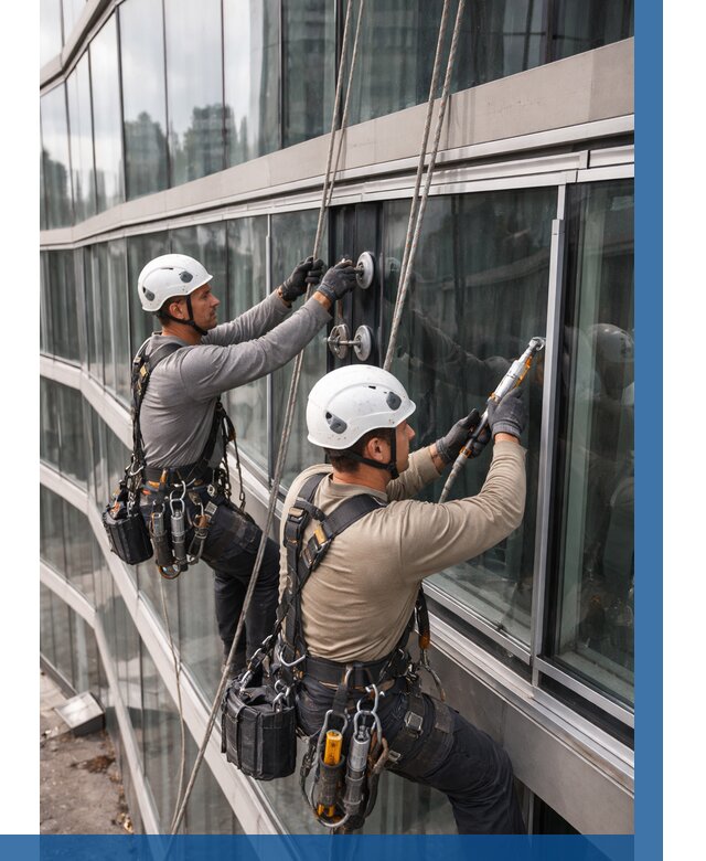 Радиусное остекление фасада в Кинели от 12226 р. | ВЫСОТНИК-Кнл