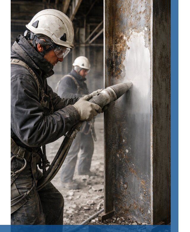 Удаление старой краски с металла в Кинели от 458 р. | ВЫСОТНИК-Кнл