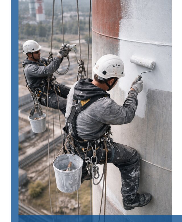Покраска дымовых труб в Кинели: антикоррозийная защита и восстановление