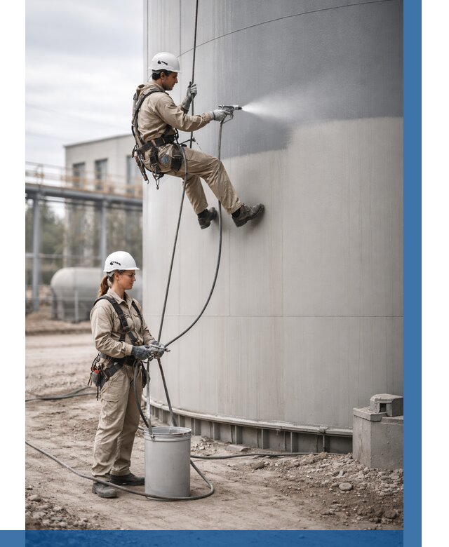 Покраска резервуаров в Кинели от 1223 р. | ВЫСОТНИК-Кнл — заказать