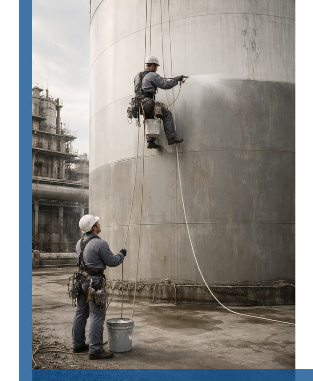 Покраска стальных резервуаров и емкостей в Кинели профессионально