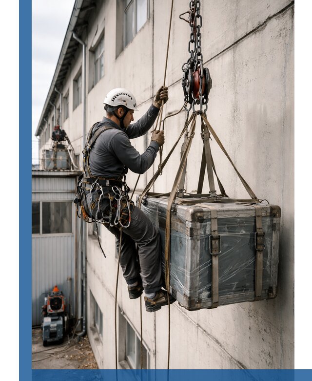 Подъем грузов на высоту в Кинели для промышленных объектов