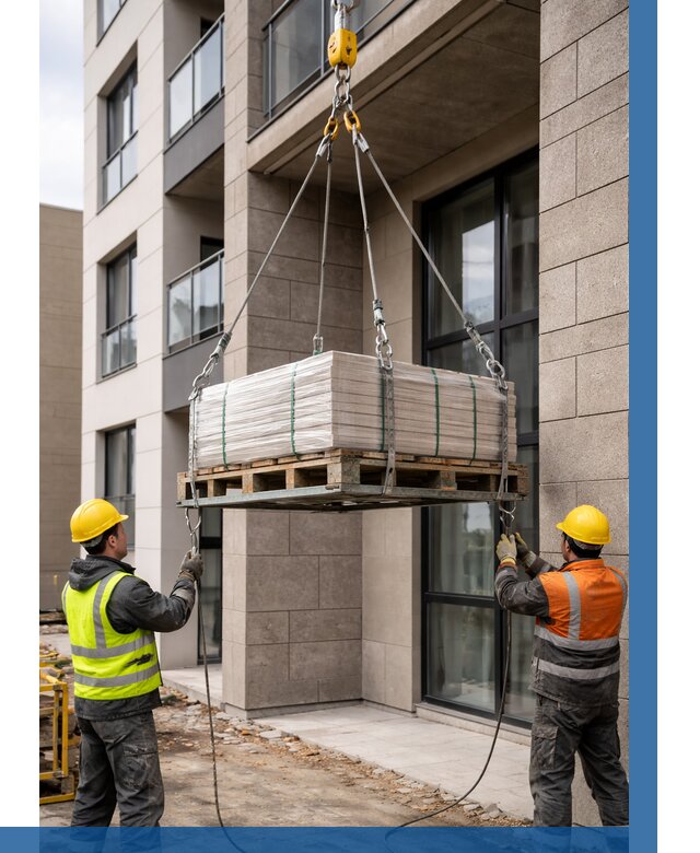 Подъем керамогранита на этаж в Кинели от 3566 р. | ВЫСОТНИК-Кнл