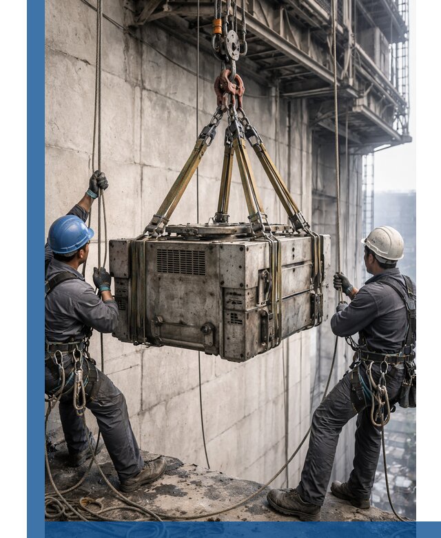 Такелажные работы на высоте, подъем и монтаж грузов в Кинели