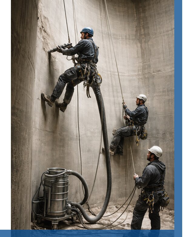 Зачистка силосов в Кинели от 4585 р. Договор и смета ВЫСОТНИК-Кнл