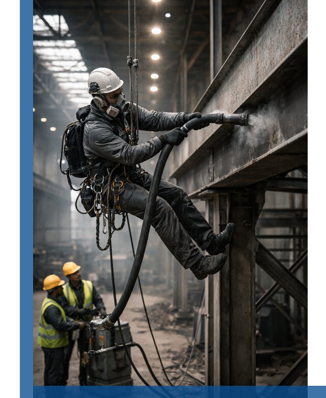 Обеспыливание конструкций в цехах промышленного производства в Кинели