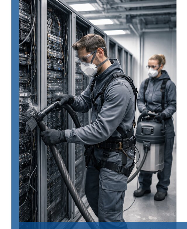 Обеспыливание серверной комнаты в Кинели, профессиональная очистка